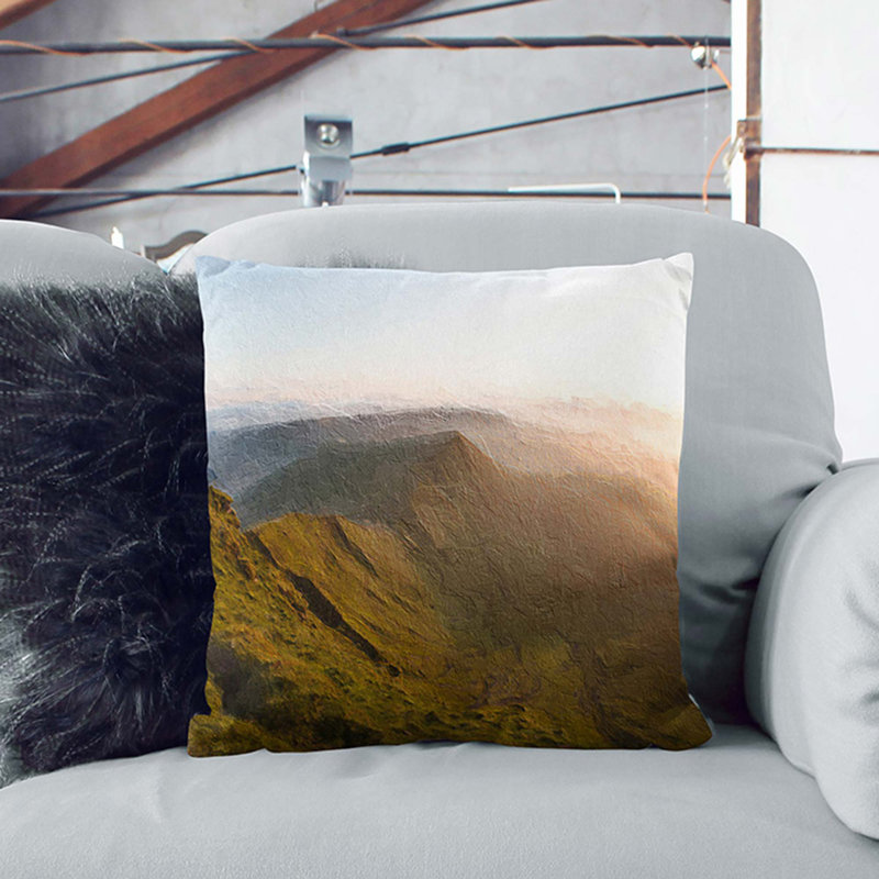 Pen Y Fan in the Brecon Beacons Wales DBL Cushion with Filling, 55cm H x 55cm W x 20cm D