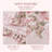 Piece Full Queen Pink Bedding Sets, Floral Microfiber Ruffle Set for Home