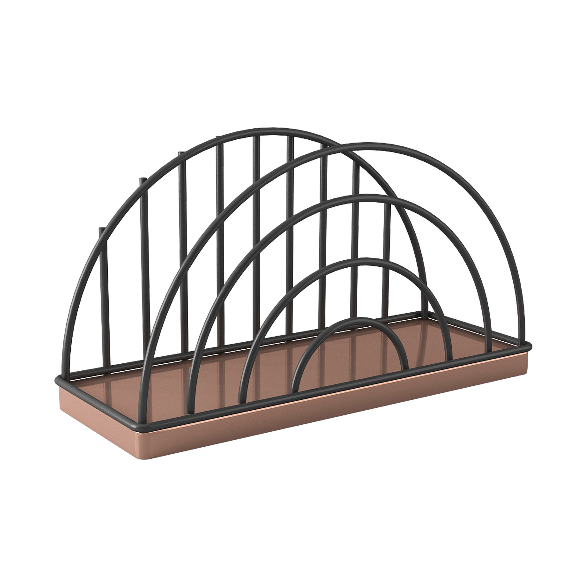 Gracie Oaks Metal Wire Classic Arc Collection Napkin Holder - Napkin ...