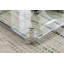 Table basse de salon moderne en verre l 39,37 po Lennert