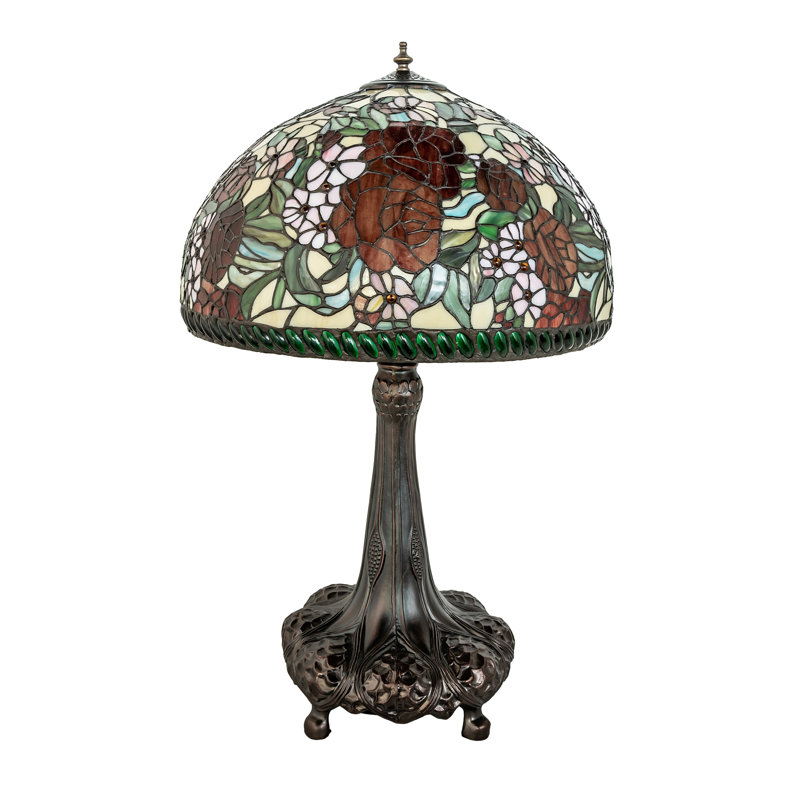 31" High Romance Rose Table Lamp