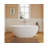 Fslefay 59'' Freestanding Bathtub Solid Surface Deep Soaking Tubs