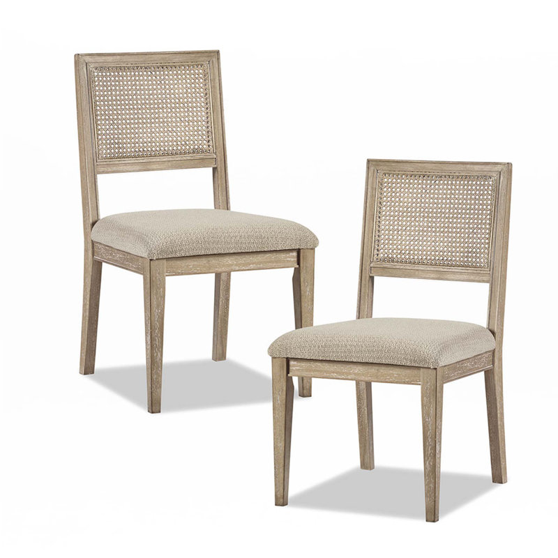 Ensemble de 2 chaises sans accoudoirs