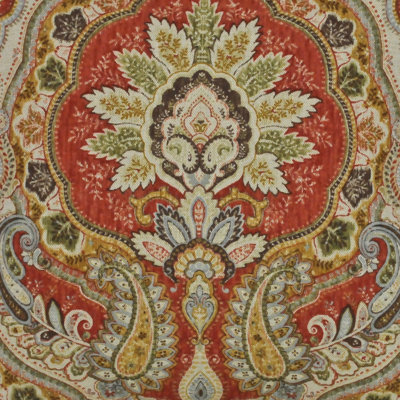 Harrogate Paisley Room Darkening Rod Pocket 2 Curtain Panels
