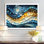 Temporal flux of Moon Abstract Spirals II - Abstract Spirals, art mural