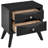 Klae Modern Vintage Solid Wood-Framed 2-Drawer Nightstand-854590293