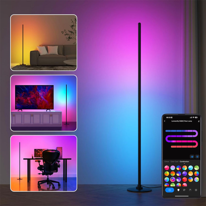 130cm Matte LED Column Floor Lamp