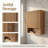 26" Wall-Mounted Striped Bathroom Cabinet-1494699612