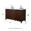 Palmilla 60" Freestanding Double Bathroom Vanity with Quartz Top-873045372-873045374