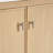 Argens 30 In. Single Sink Freestanding Bath Vanity In White Oak With Carrara Quartz Top-316629156