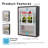 Space-saving wall-mounted mirror cabinet