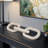 Decorative Object Paulownia Wood Sculptural Interlocking Chain Link Design Modern Accent Piece with Abstract Organic Form Stylish Home Decor Element for Contemporary Artistic Display.-1553616328-1553616331