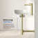 Bathroom Sink Pop Up Drain Stopper with 12" tailpiece, with Overflow