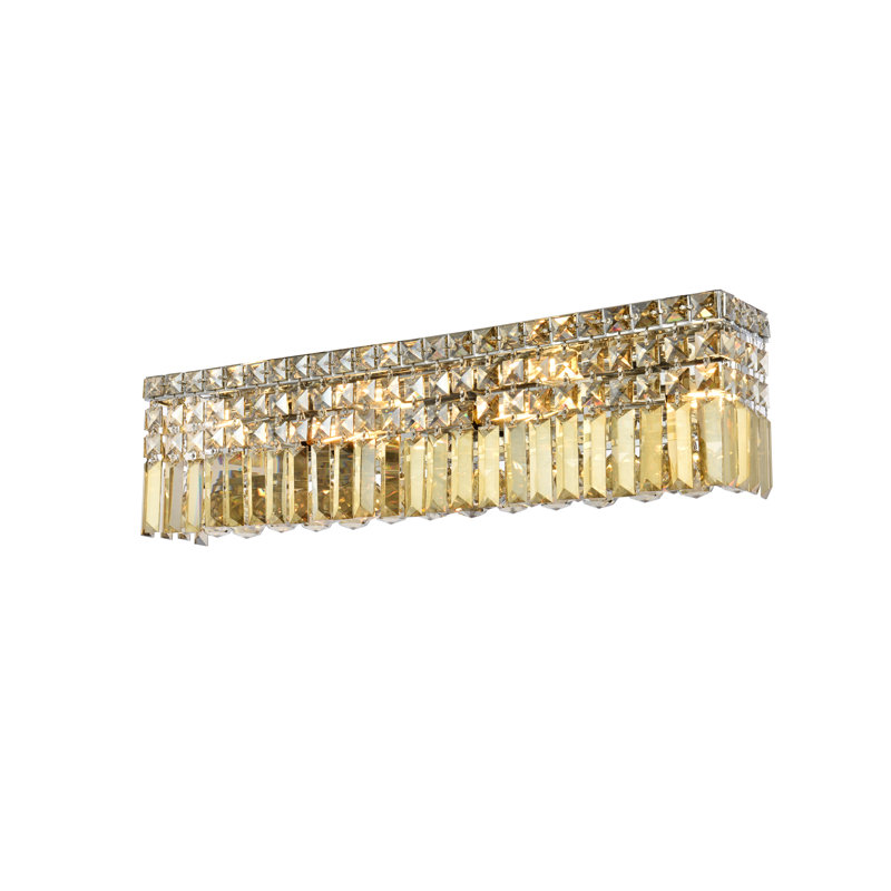 Isadora Glass Flush Mount, Royal Cut, Crystal Clear
