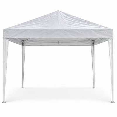 10 x 10 Ft Outdoor Gazebo Canopy, Open‑Air Party Tent Marquee without Sidewalls for Garden Backyard