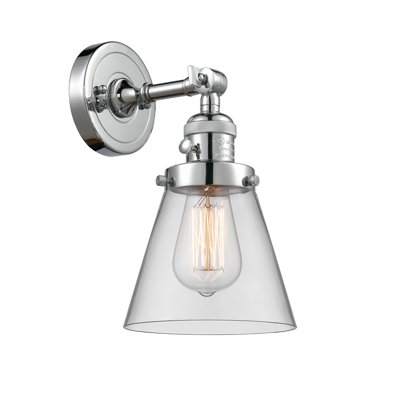 Cone 1 Light Sconce
