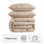Ensembles de literie en coton de qualité supérieure, courtepointe brodée grand taupe, toutes saisons