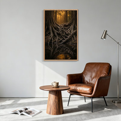 Forest Roots Canvas Wall Art Oil Painting Print Set Of 1