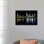 «Downtown City Lights - Reproduction de giclée sur toile tendue sur châssis