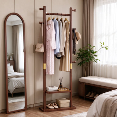 18.9 " Solid Wood Clothing Rack