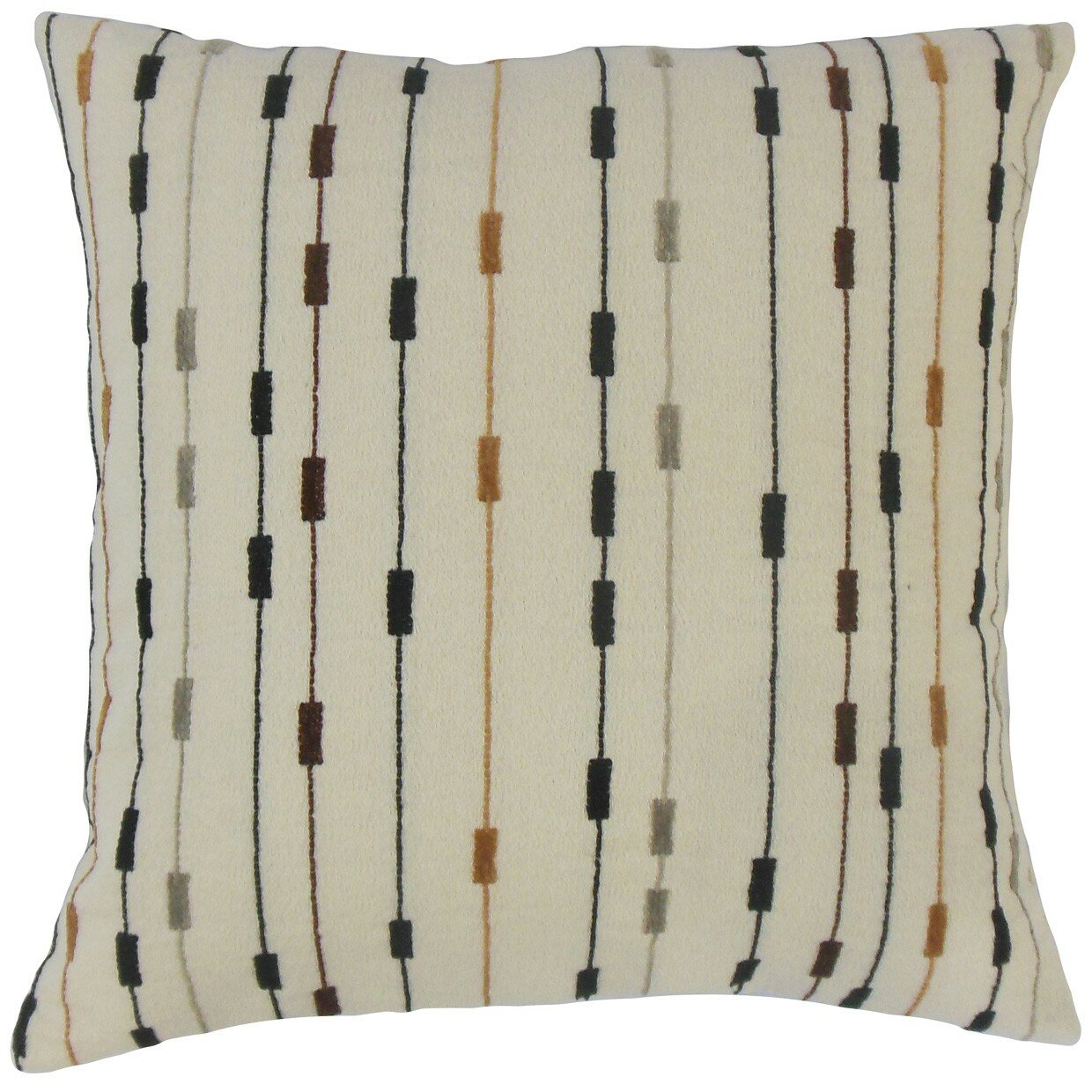 Striped throw outlet pillow