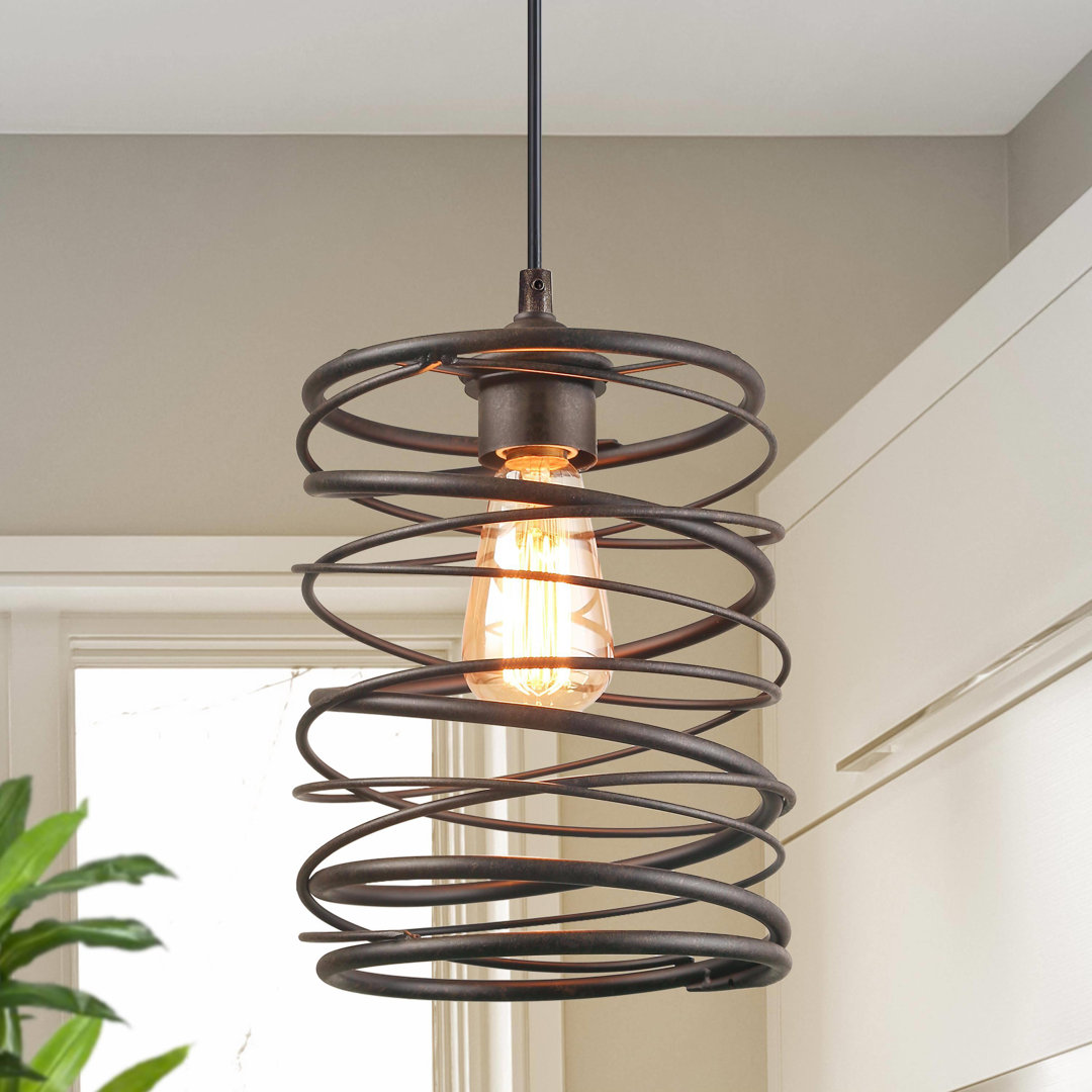 Pepperdine 1 - Light 8'' W Modern Dining Room Cylinder Pendant UL Certified Williston Forge 