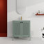Meuble-lavabo autoportant de 30 po avec lavabo en céramique