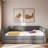 Upholstered Daybed With Usb And Trundle-1895581554