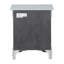 Table de chevet 2 tiroirs Platinum