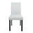 8032 Black Table And (4) Silver Chairs