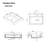 Countertop Basin Stone Resin Bathroom Sink Square