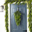 31.5"H Christmas Greenery PE Dripping Teardrop