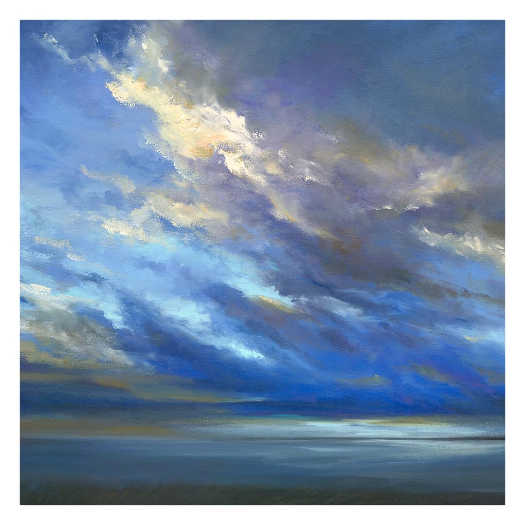 Strukturierte Tapete Dark Coastal Sky 3,36 m x 336 cm