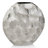 Haris Facetado Round Silver Vase