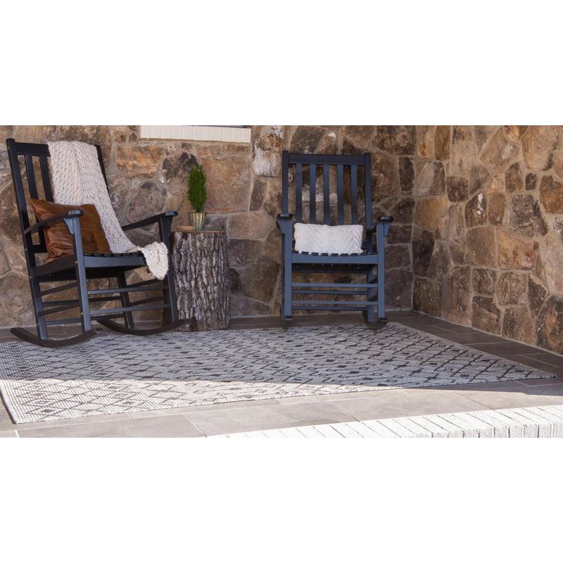 Pedersen Hand Woven Indoor / Outdoor Area Rug, Rectangle 152 x 244cm