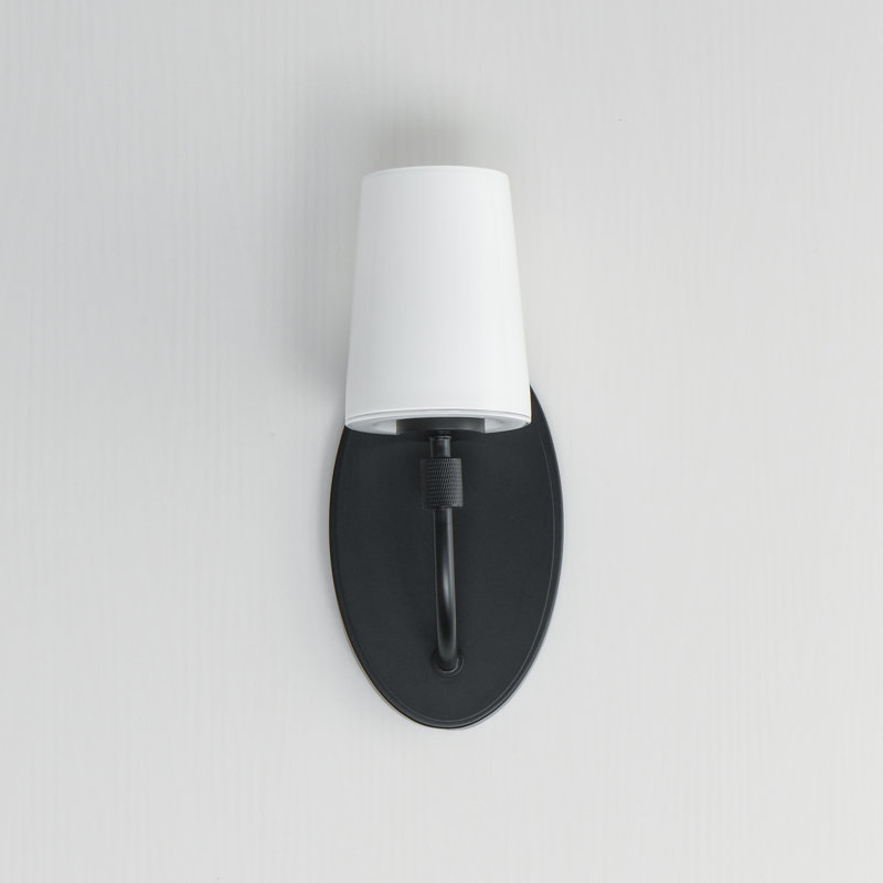 Durham-Wall Sconce, Black