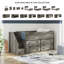 Lit mezzanine simple avec rangement pour tiroir Hafizur
