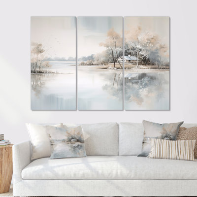 Lakeside House Serenity I - Lakes Lakehouse Wall Decor Set