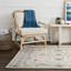 Beige Machine-Made Polypropylene Distressed Bohemian Isabella Rug by , Stylish and Durable Area Rug for Adding a Bohemian Touch to Your Living Room, Bedroom, Office, or Home Décor-812110412