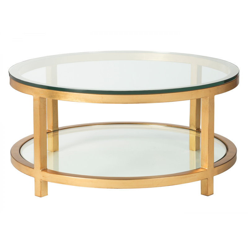 Table basse en métal Designs Per Se, Feuille d'or