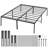 Tesfai 14'' Steel Platform Bed-867532884-823876194