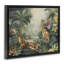 "Tropical Animals in Jungle", art mural encadré par Julia Purinton-1678309559-1678309563