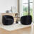 Arrun Velvet Swivel Barrel Chair-882099500