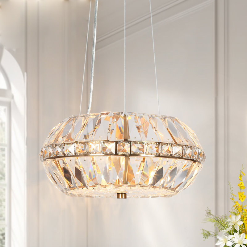 Lustre en roue de chariot à 3 lumières à intensité variable Josse