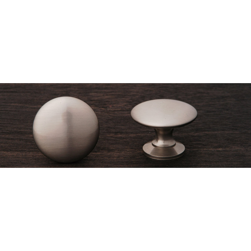 CK Series 1 1/4" Diameter Mushroom Knob, Satin Nickel (Pewter)