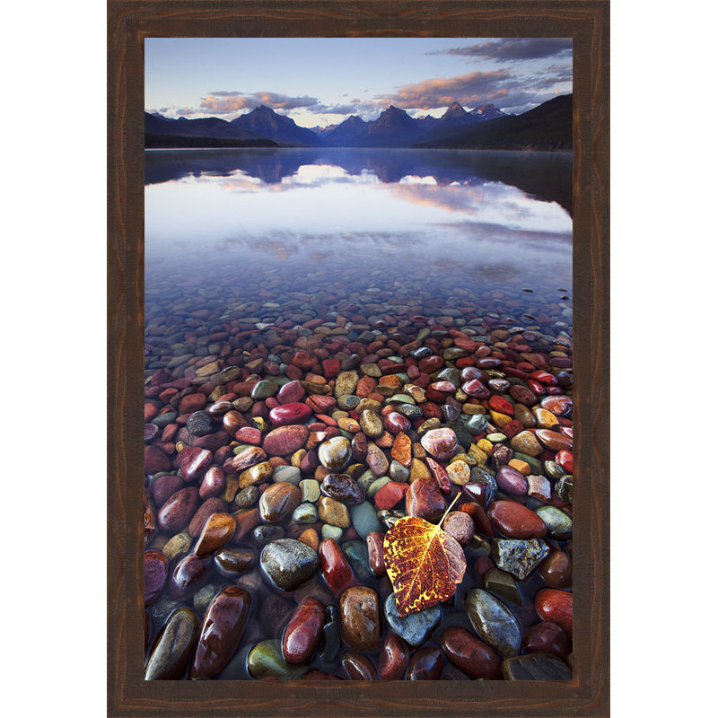 « lake mcdonald », reproduction de photo encadrée