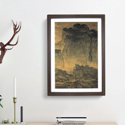 Travelers Among Mountains & Streams by Fan Kuan - Picture Frame Painting Print