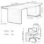 Pieds de table en fer artistique avec bureau de soutien stable-924590374
