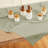 100% Pure Linen Hemstitch Table Throw - Classic Hemstitch-111758776