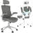Modern Star Dust Home Office Chair - Ergonomic High Back Desk Chair With Adjustable Headrest, Flip-Up Arms, Lumbar Support & Swivel (Executive Task Computer Chair)
